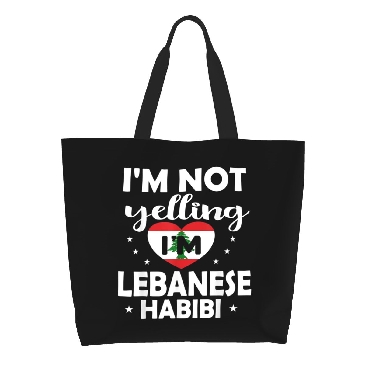 Women Bags Lebanon - Сумка-шоппер с изображением ливанского флага, ливанских