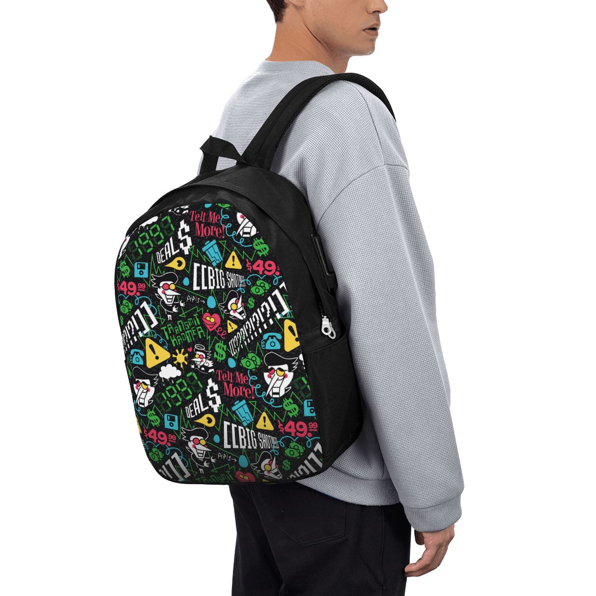 Women Bags For Laptop - Рюкзак Deltarune SPAMTON G, дорожная сумка