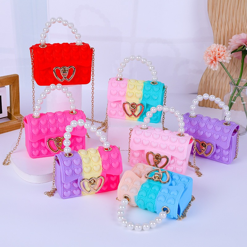 Women Bags Offers - Силиконовая сумка Love Bubble Jelly Bag,