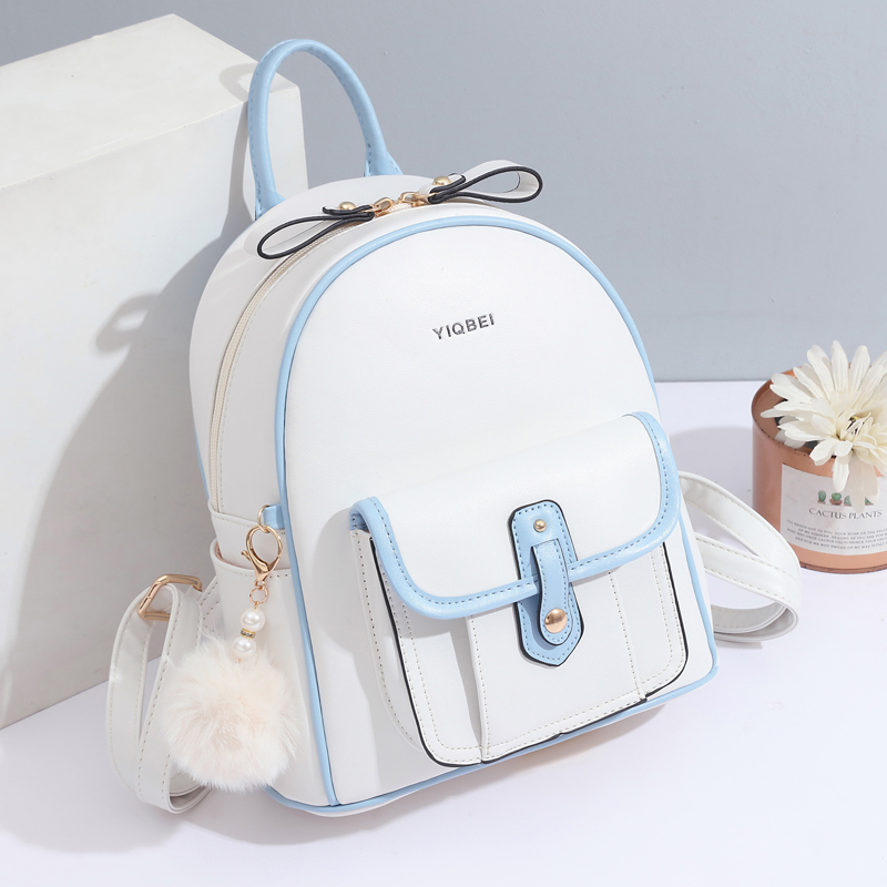 Women Bags Offers - Стильный Однотонный женский рюкзак с текстурой,