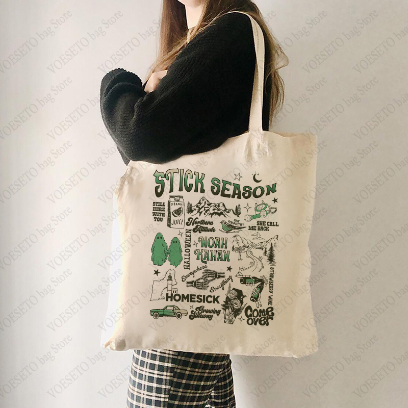 Women Bags Offers - Сумка-тоут с узором альбома Stick Season,
