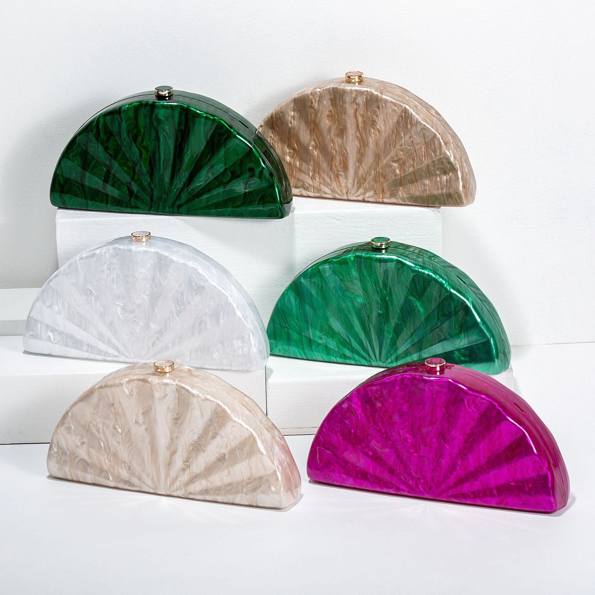 Women Bags Offers - Женская брендовая круглая бочкообразная акриловая коробка