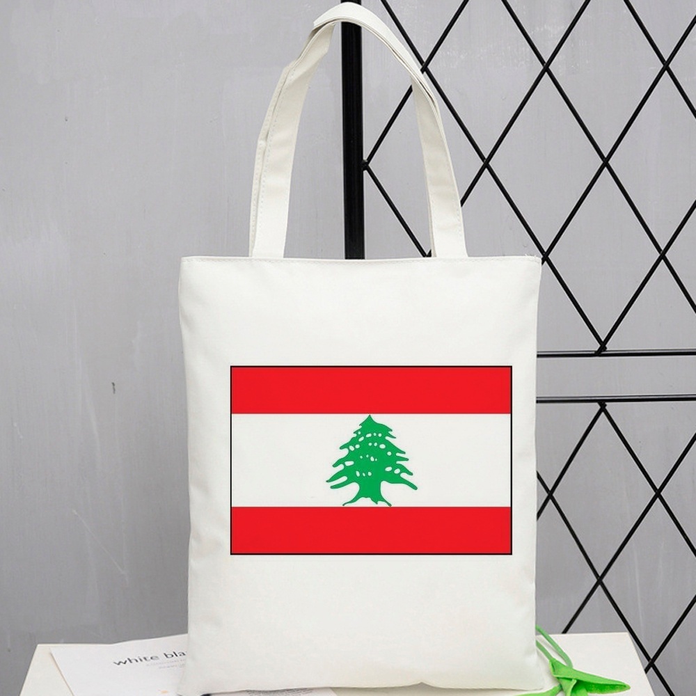 Women Bags Lebanon - Ливанская холщовая сумка-шоппер на плечо, складная,