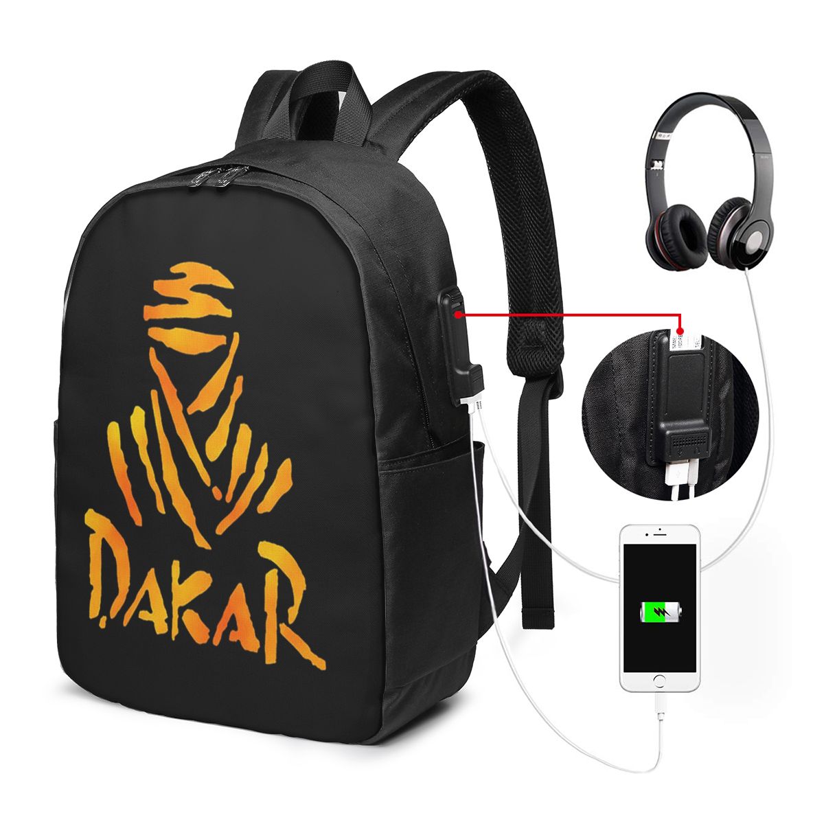 Women Bags For Laptop - Рюкзак для мотоциклистов Dakar Rally, дорожная