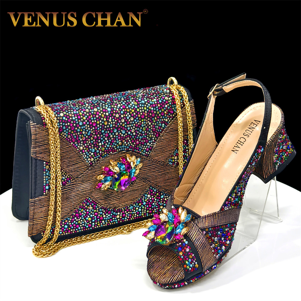 Women Bags On Sale - Роскошный итальянский женский комплект обуви и
