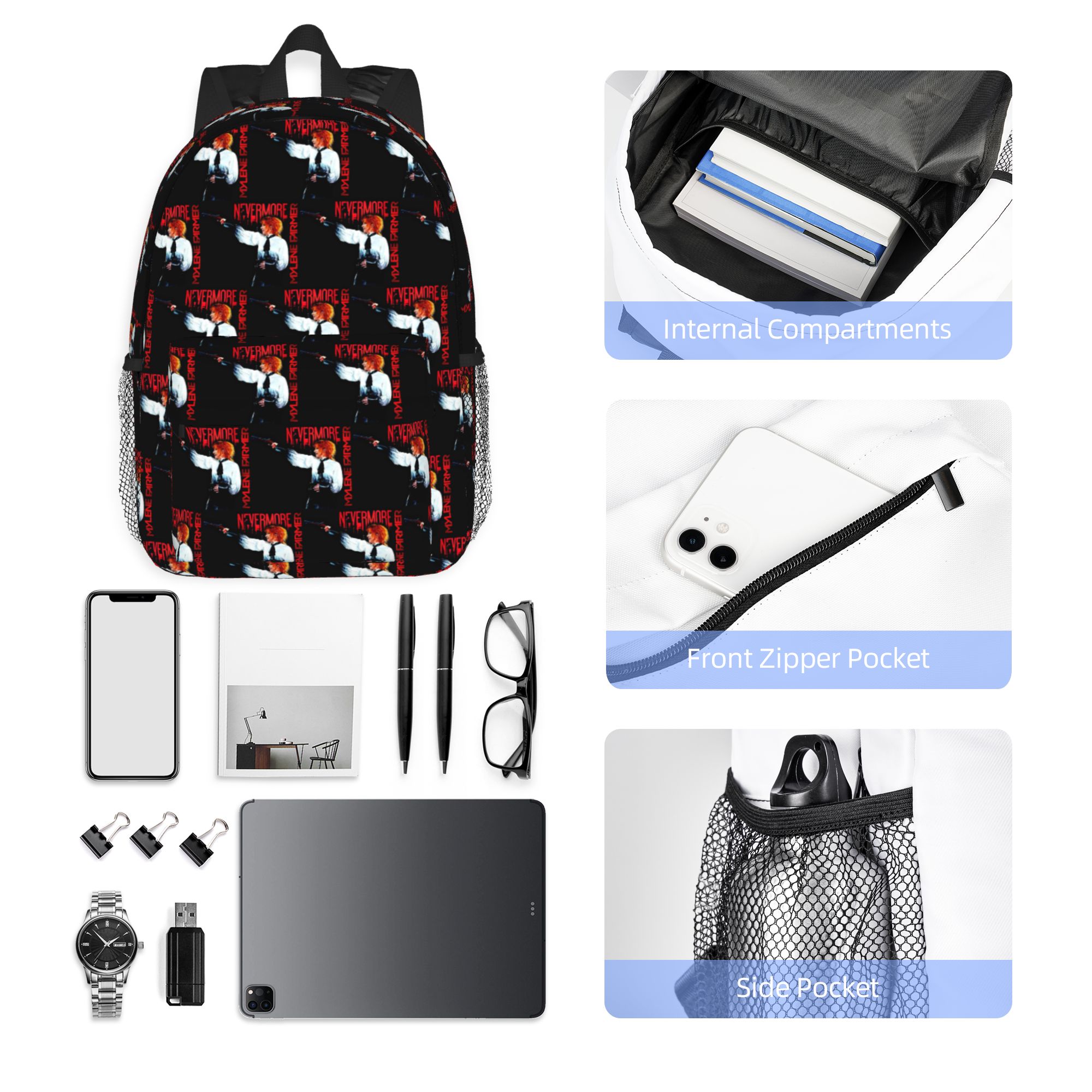 Women Bags Farmers - Рюкзак Nevermore Tour Libertine Mylene Farmer,