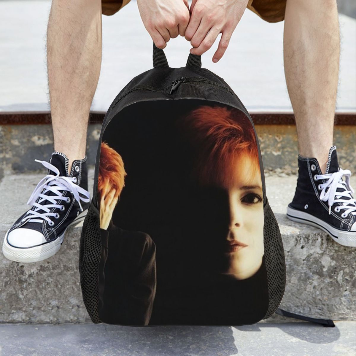 Women Bags Farmers - Рюкзак Mylene Farmer Desenchantee, вместительный рюкзак