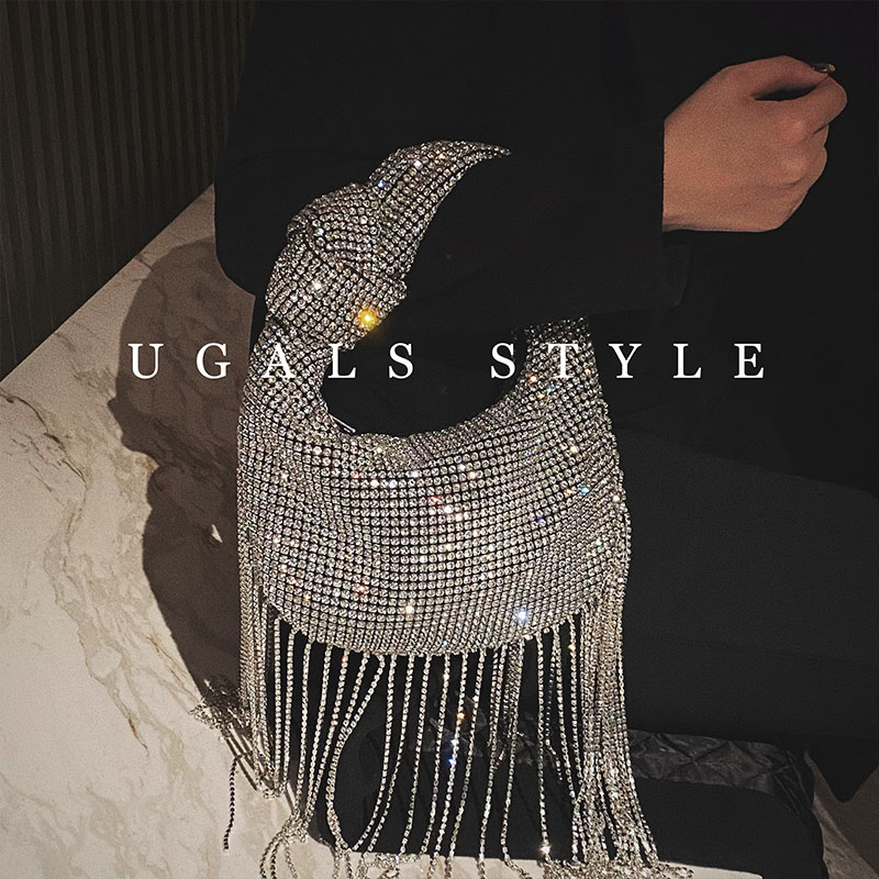 Сумка-тоут UGALS с бриллиантам – обзор и цена Clutch Bag Evening