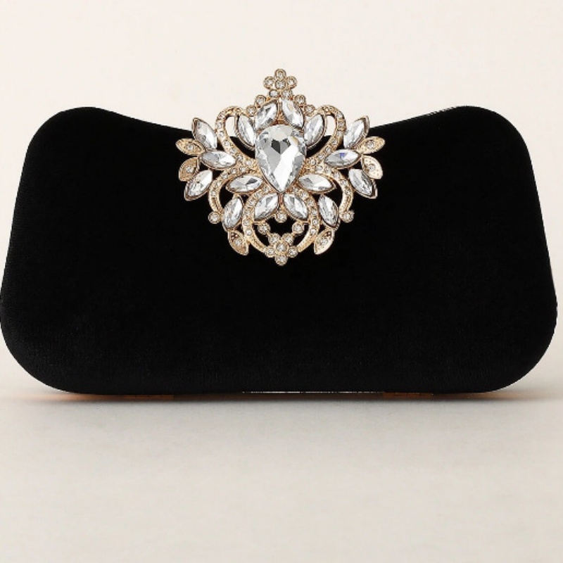 Темно-зеленый бархатный клатч  – обзор и цена Clutch Bag Evening