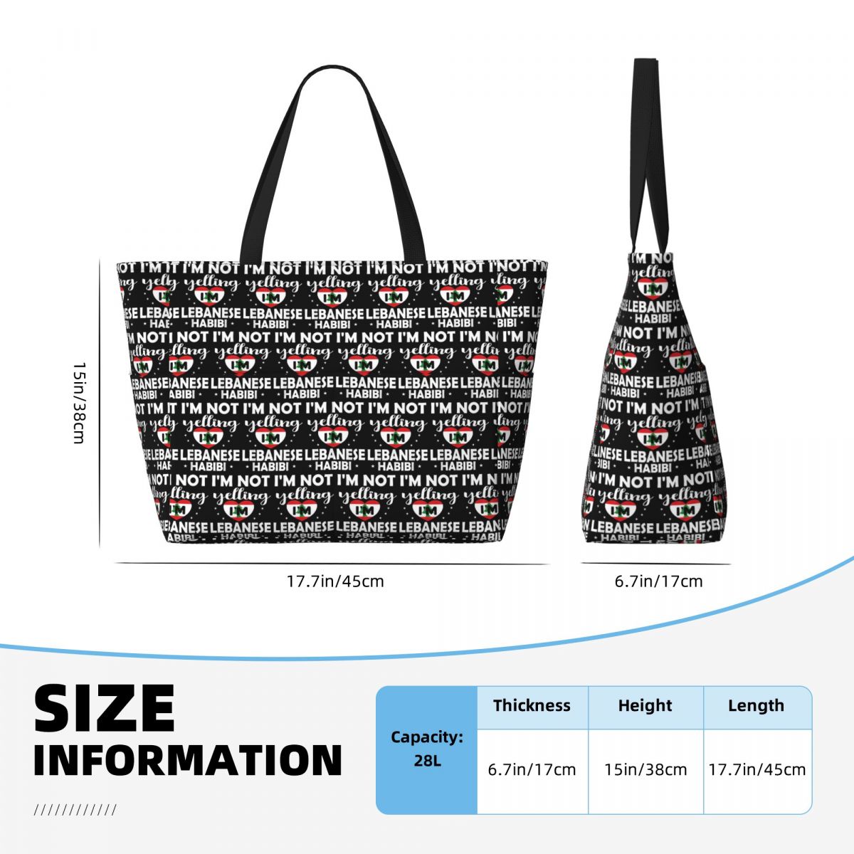 Пляжная сумка-тоут с изображен – обзор и цена Women Bags Lebanon