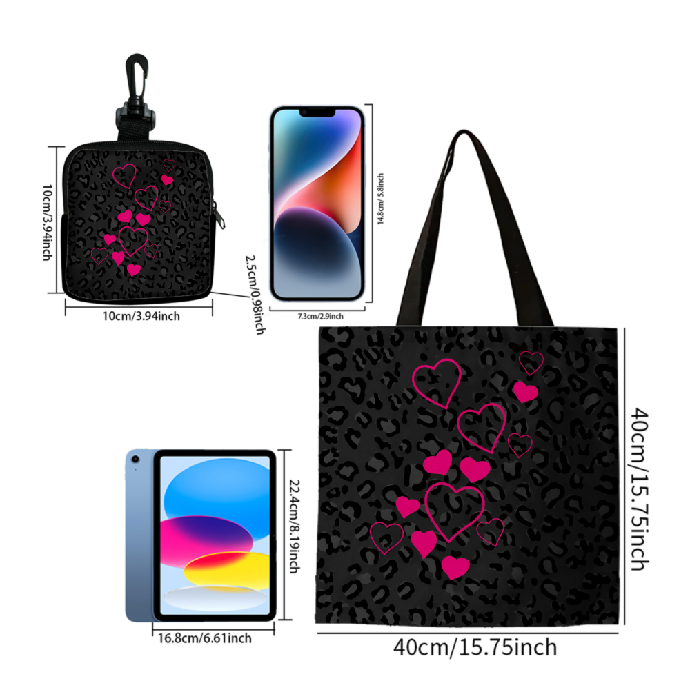 Черная сумка-тоут с леопардовы – обзор и цена Women Bags Gift